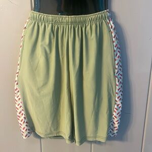 Krass Men's Shorts Green Blue Red Gun Shell